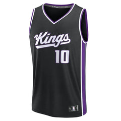 DeMar DeRozan Sacramento Kings Youth Fast Break Replica Player Jersey Icon Edition Black - Fanatics