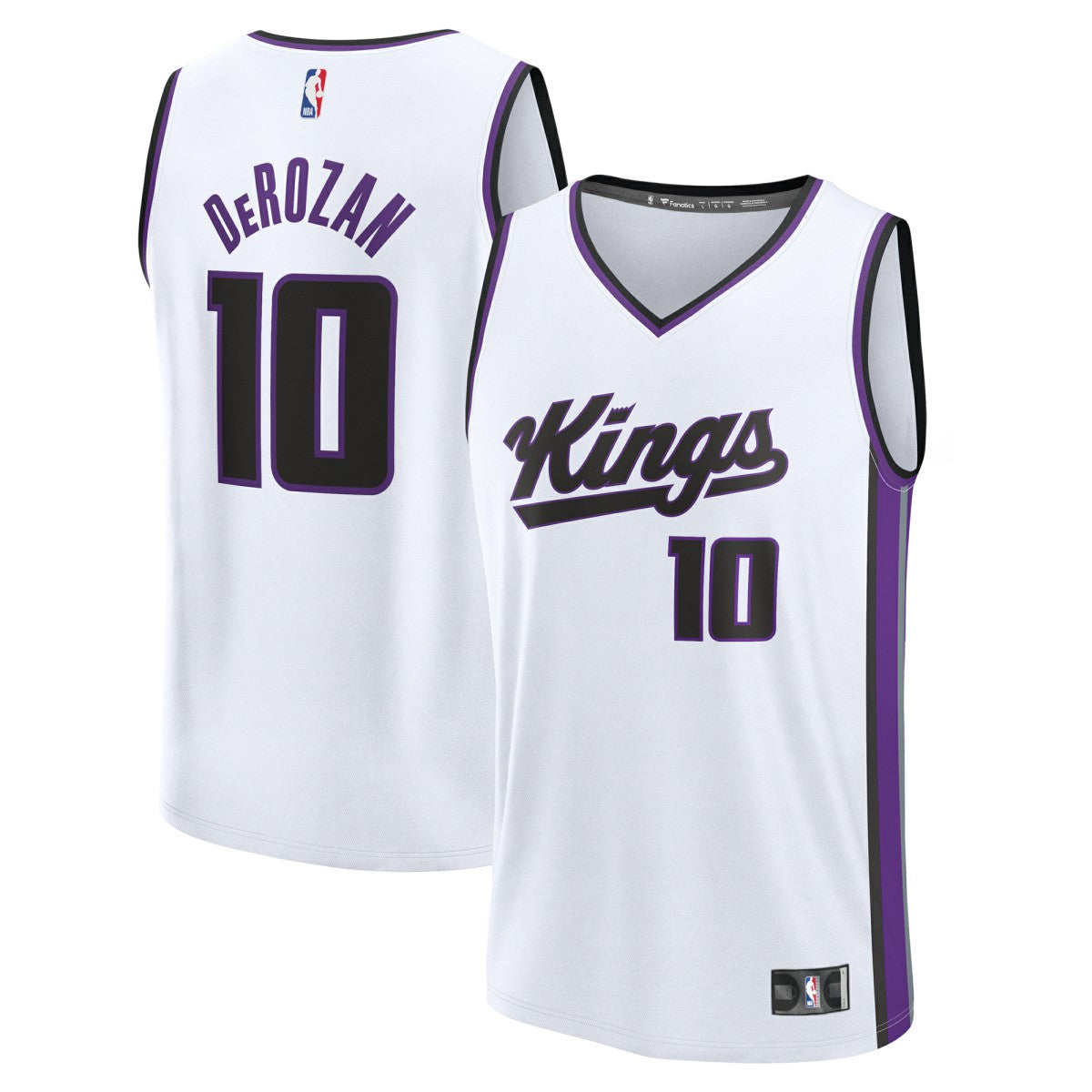 DeMar DeRozan Sacramento Kings Youth Fast Break Replica Player Jersey Association Edition White - Fanatics