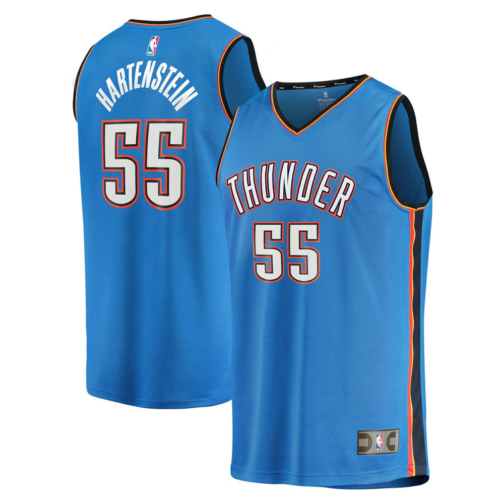 Isaiah Hartenstein Oklahoma City Thunder Fast Break Replica Player Jersey Icon Edition Blue - Fanatics outlet