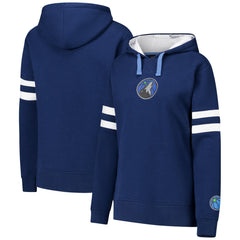 Minnesota Timberwolves Stadium Essentials Women's Road Game Pullover Hoodie Navy