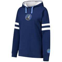 Minnesota Timberwolves Stadium Essentials Women's Road Game Pullover Hoodie Navy
