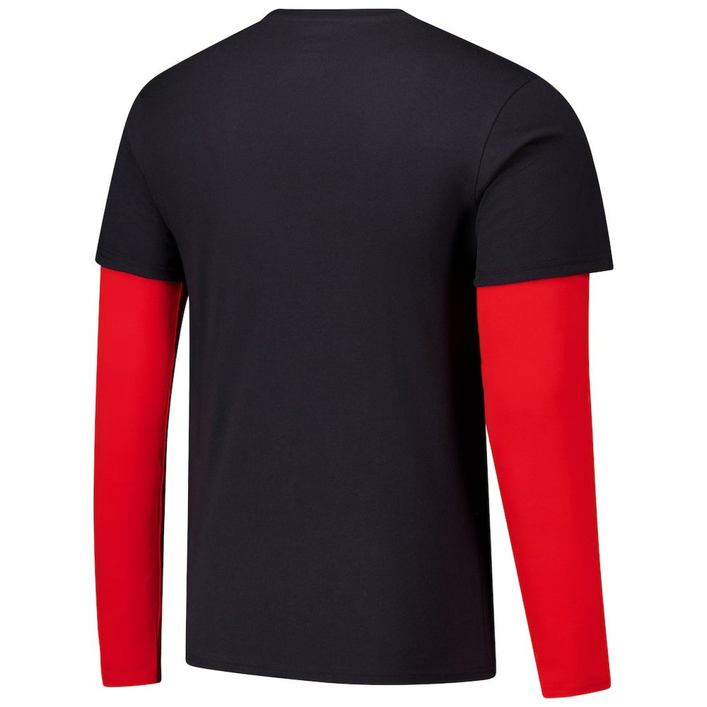 Chicago Bulls Stadium Essentials Unisex Spectator Twofer Long Sleeve T-Shirt Black outlet
