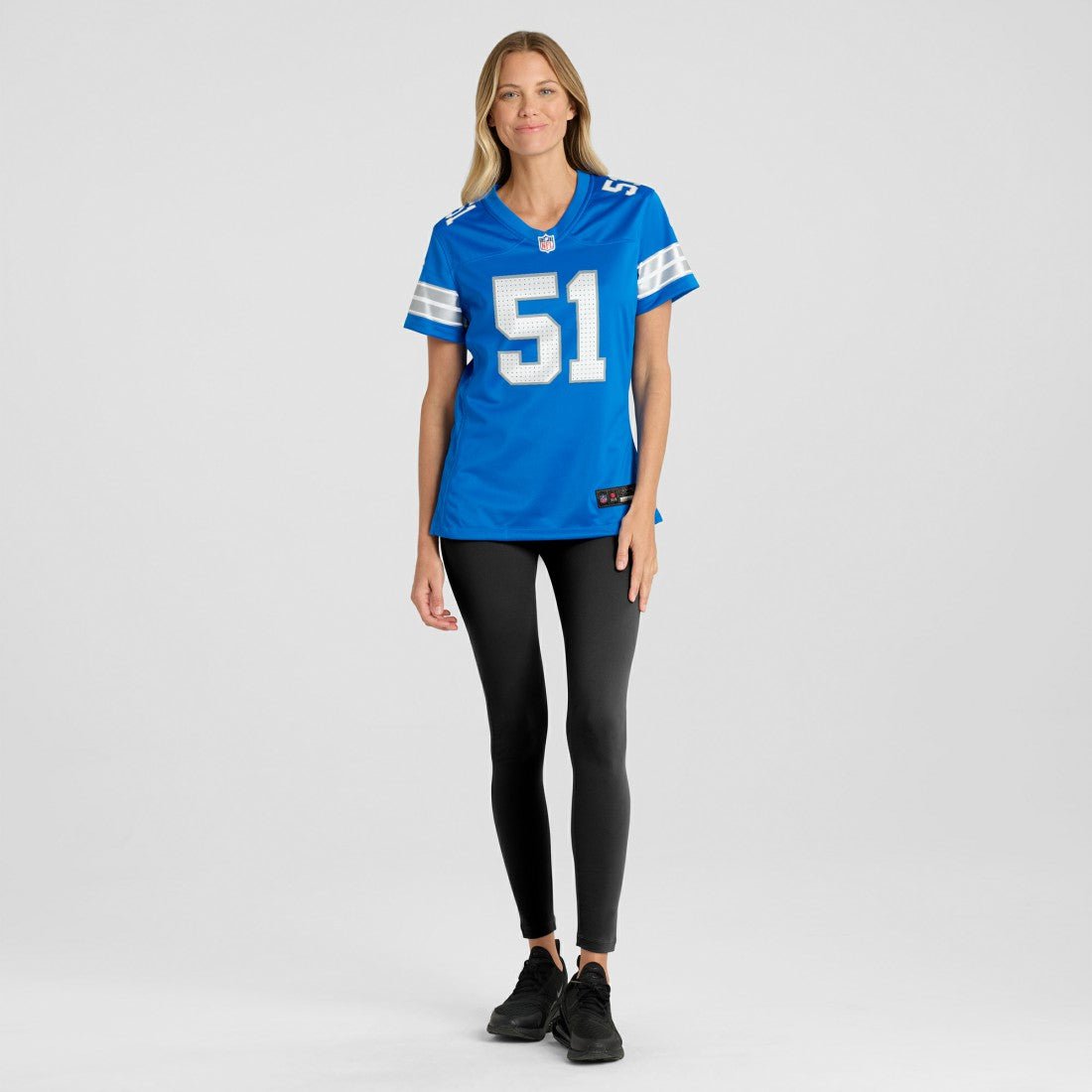 Ben Niemann Detroit Lions Women's Team Game Jersey - Blue Jerseys