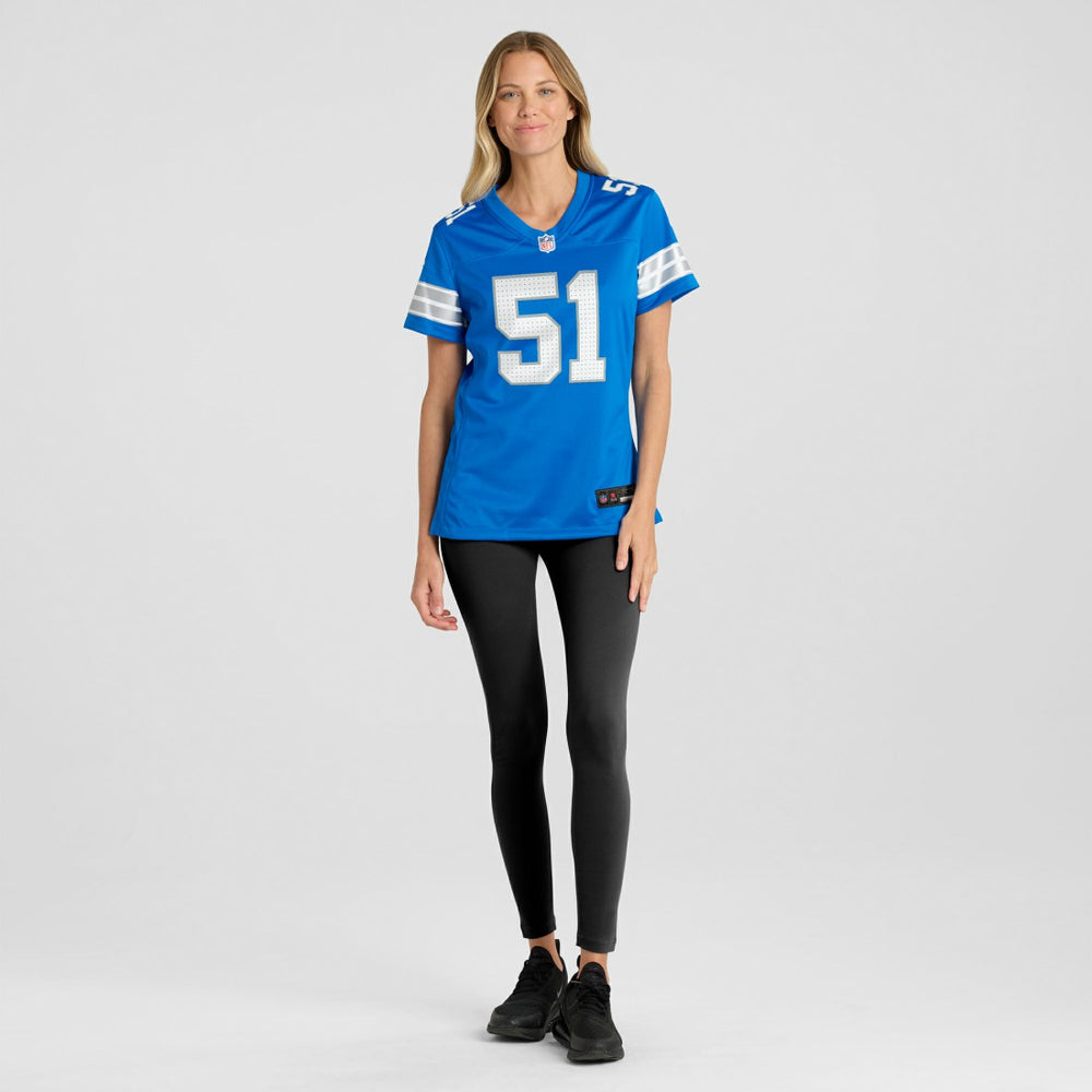 Ben Niemann Detroit Lions Women's Team Game Jersey - Blue Jerseys