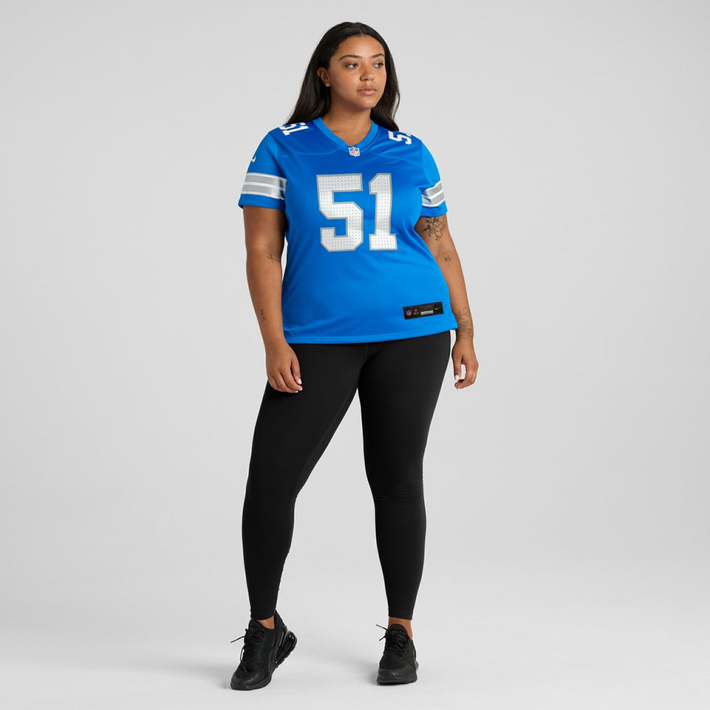 Ben Niemann Detroit Lions Women's Team Game Jersey - Blue Jerseys