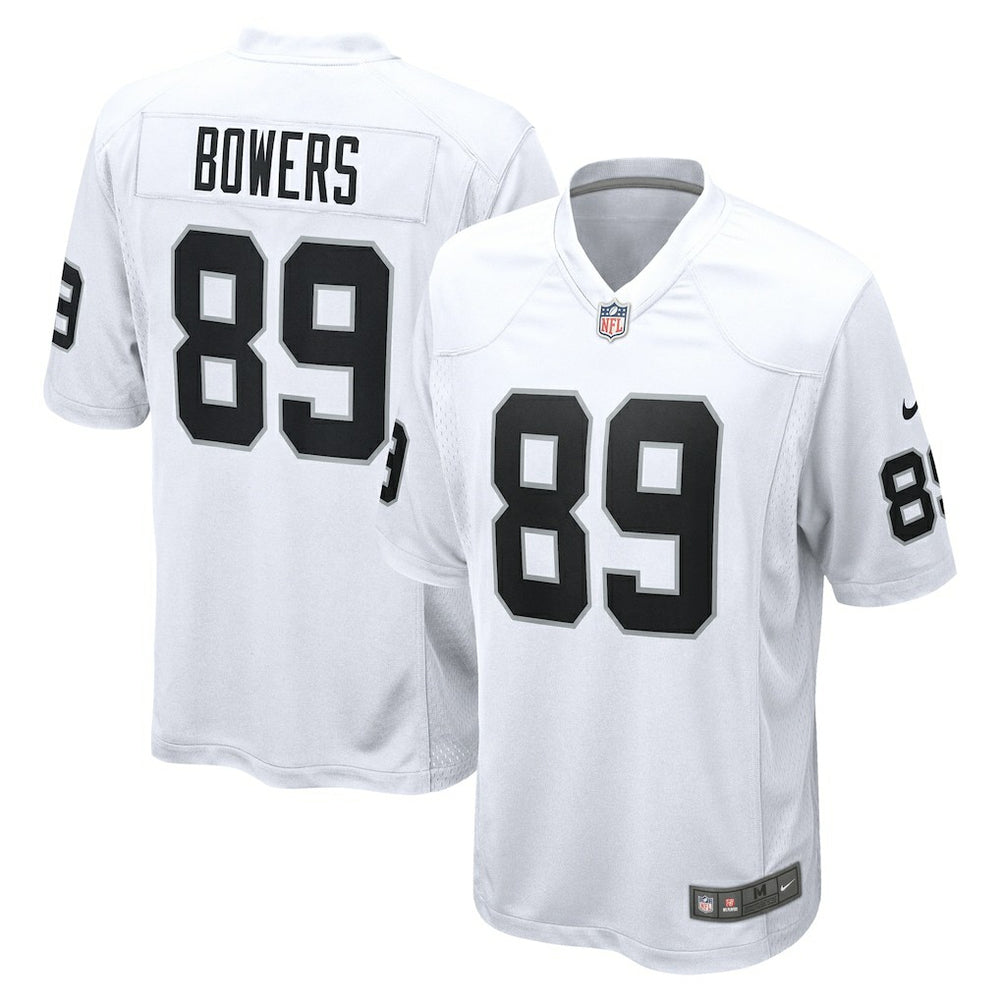 Brock Bowers Las Vegas Raiders Game Jersey - White Jerseys
