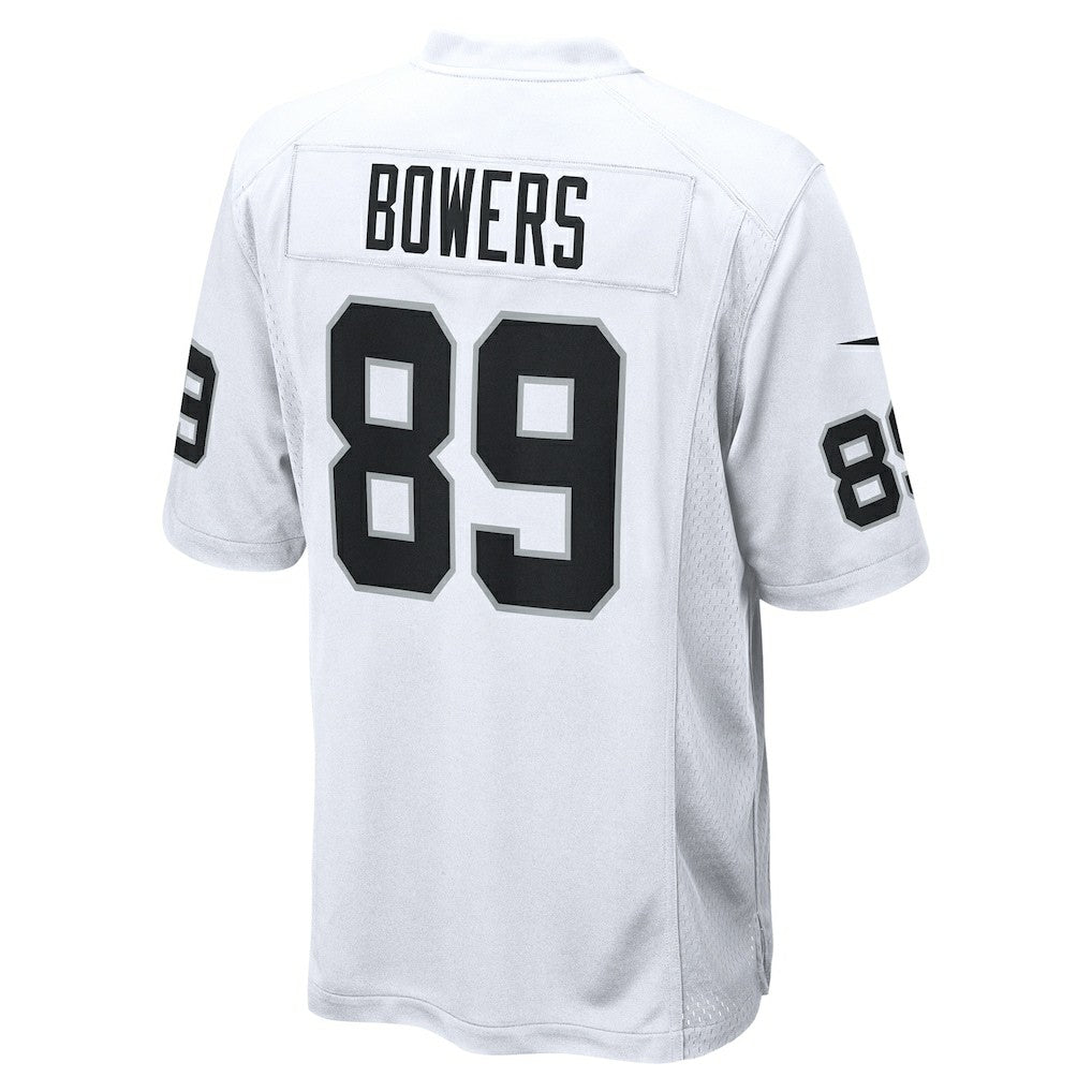Brock Bowers Las Vegas Raiders Game Jersey - White Jerseys