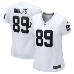 Brock Bowers Las Vegas Raiders Women's Game Jersey - White Jerseys