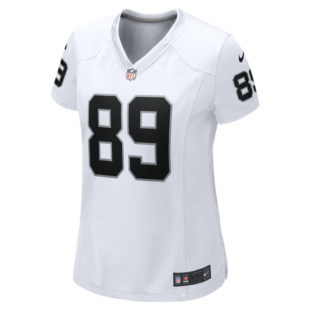 Brock Bowers Las Vegas Raiders Women's Game Jersey - White Jerseys