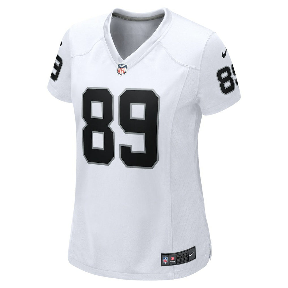 Brock Bowers Las Vegas Raiders Women's Game Jersey - White Jerseys
