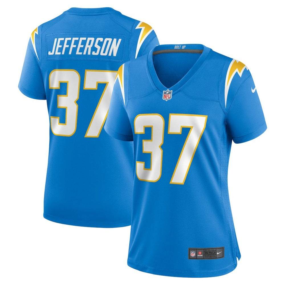 Tony Jefferson Los Angeles Chargers Women's Team Game Jersey - Powder Blue Jerseys