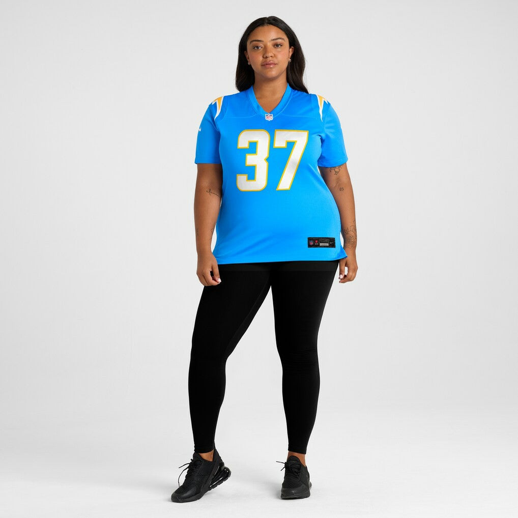 Tony Jefferson Los Angeles Chargers Women's Team Game Jersey - Powder Blue Jerseys