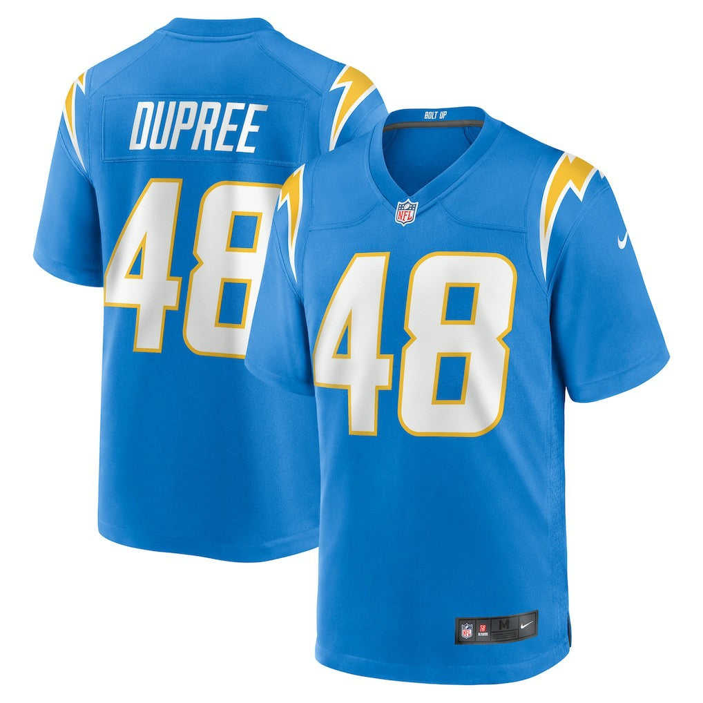 Bud Dupree Los Angeles Chargers Team Game Jersey - Powder Blue Jerseys