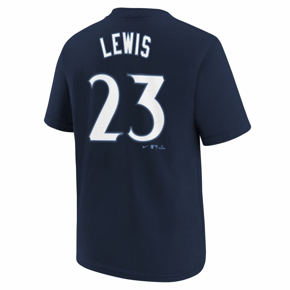 Royce Lewis Minnesota Twins Nike Youth Fuse City Connect Name & Number T-Shirt - Navy T-shirts