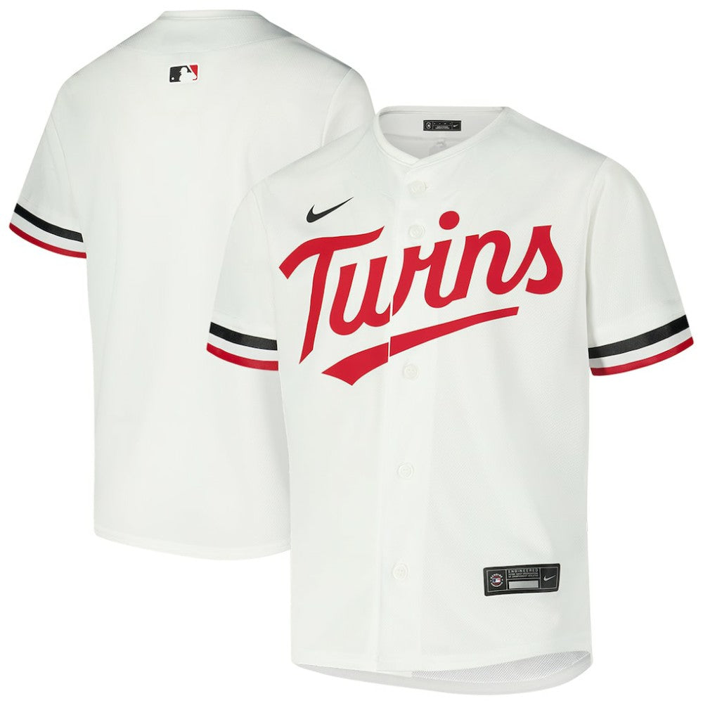 Minnesota Twins Nike Youth Home Game Jersey - White Jerseys