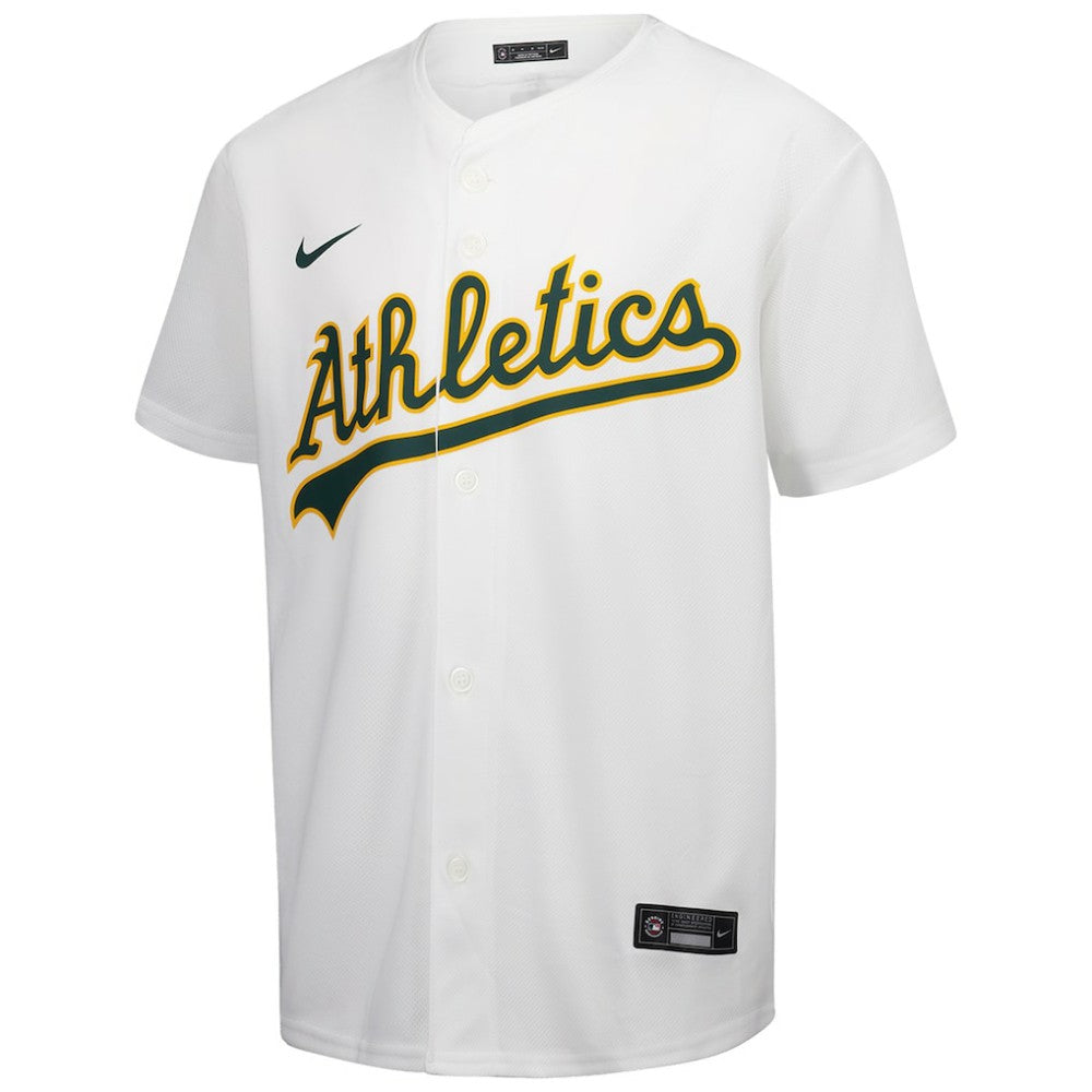 Athletics Nike Youth Home Game Jersey - White Jerseys