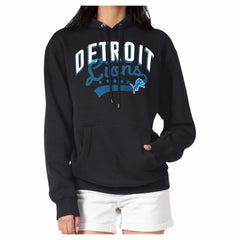 Detroit Lions G-III 4Her by Carl Banks Women's Filigree Fleece Tri-Blend Pullover Hoodie - Black Hoodies