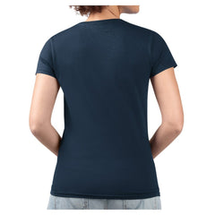 Boston Red Sox G-III 4Her by Carl Banks Women's Super-Slim Fit Lightweight Collage Team Graphic V-Neck T-Shirt - Navy T-shirts