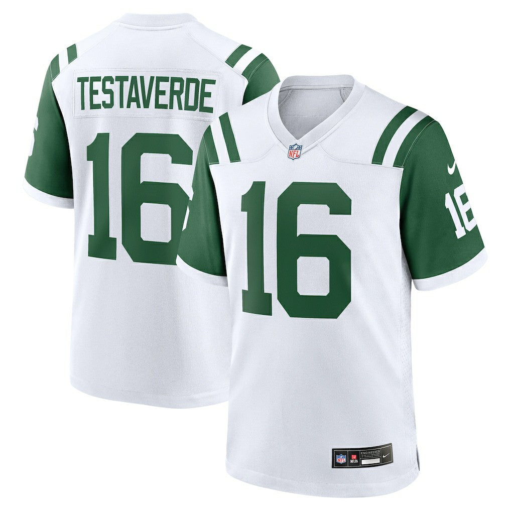 Vinny Testaverde New York Jets Retired Player Alternate Game Jersey - White Jerseys