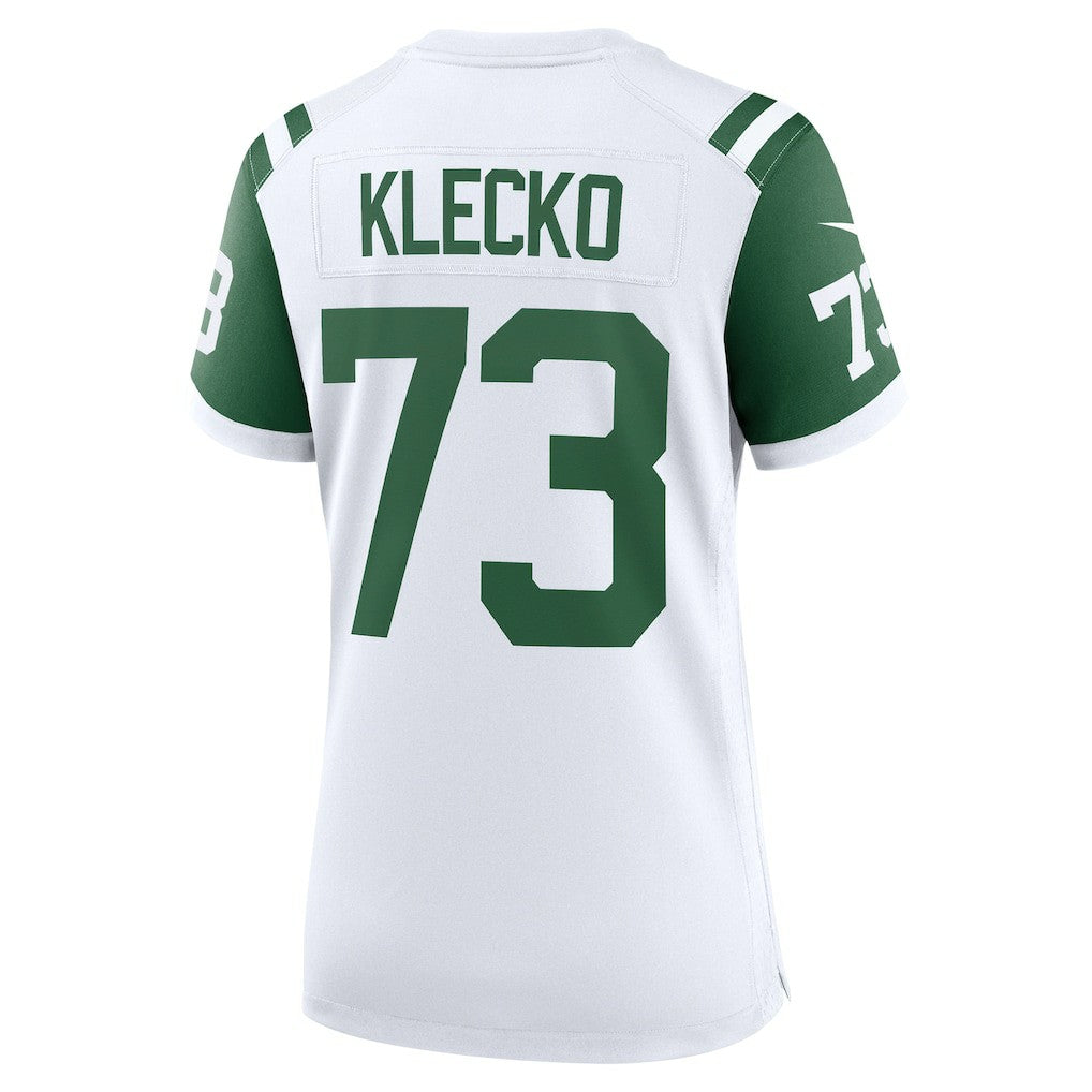 Joe Klecko New York Jets Women's Classic Alternate Retired Player Game Jersey - White Jerseys