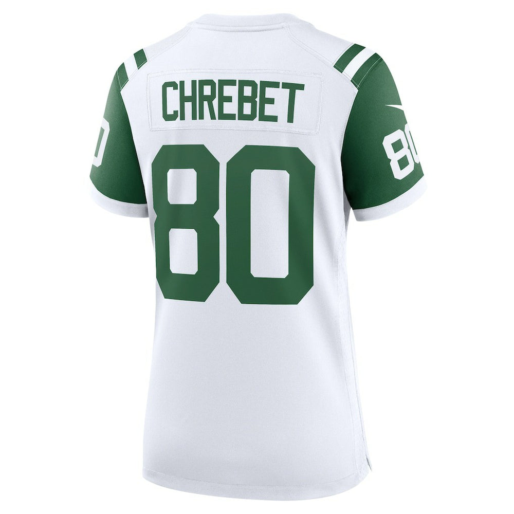 Wayne Chrebet New York Jets Women's Classic Alternate Retired Player Game Jersey - White Jerseys