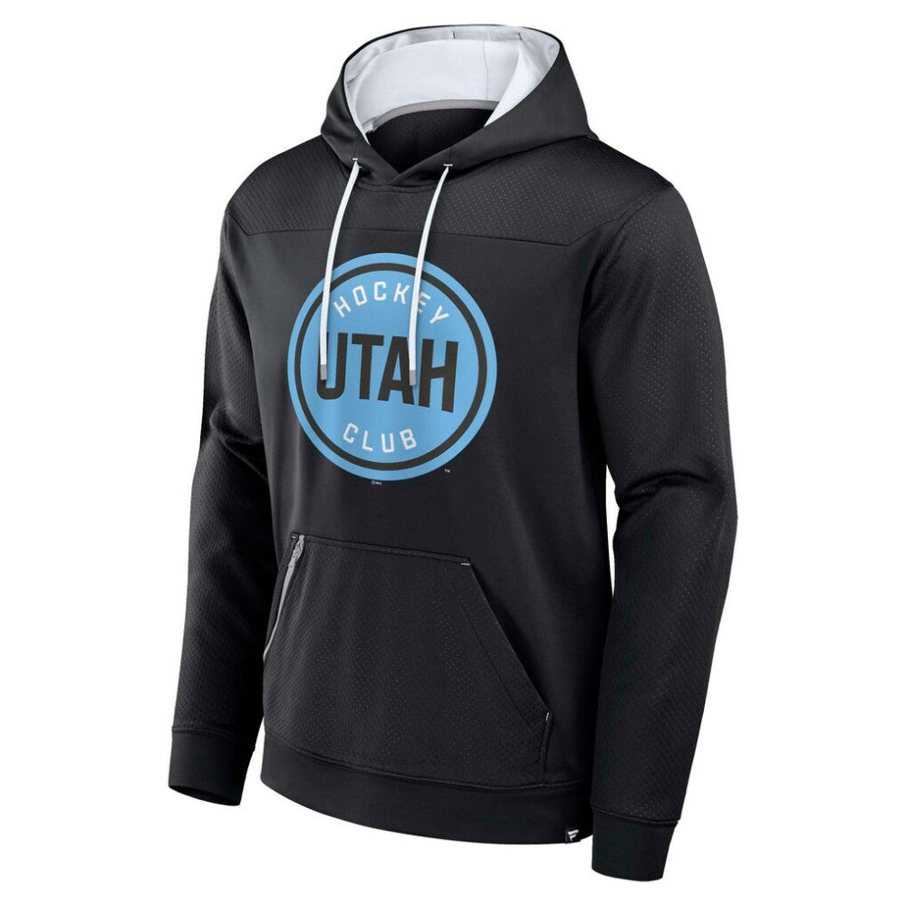 Utah Mammoth Fanatics Defender Fleece Pullover Hoodie - Black | US 202032879