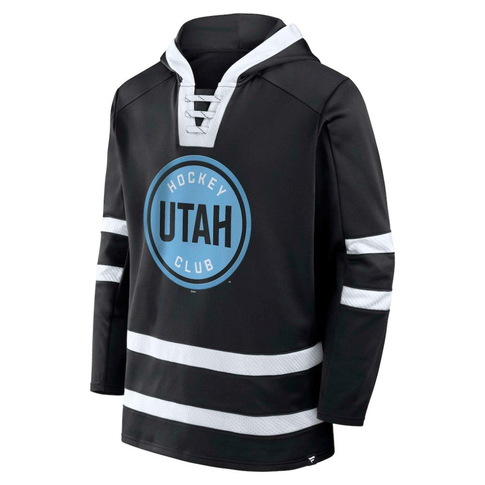 Utah Mammoth Fanatics Inside Line Pullover Hoodie - Black | US 202032881