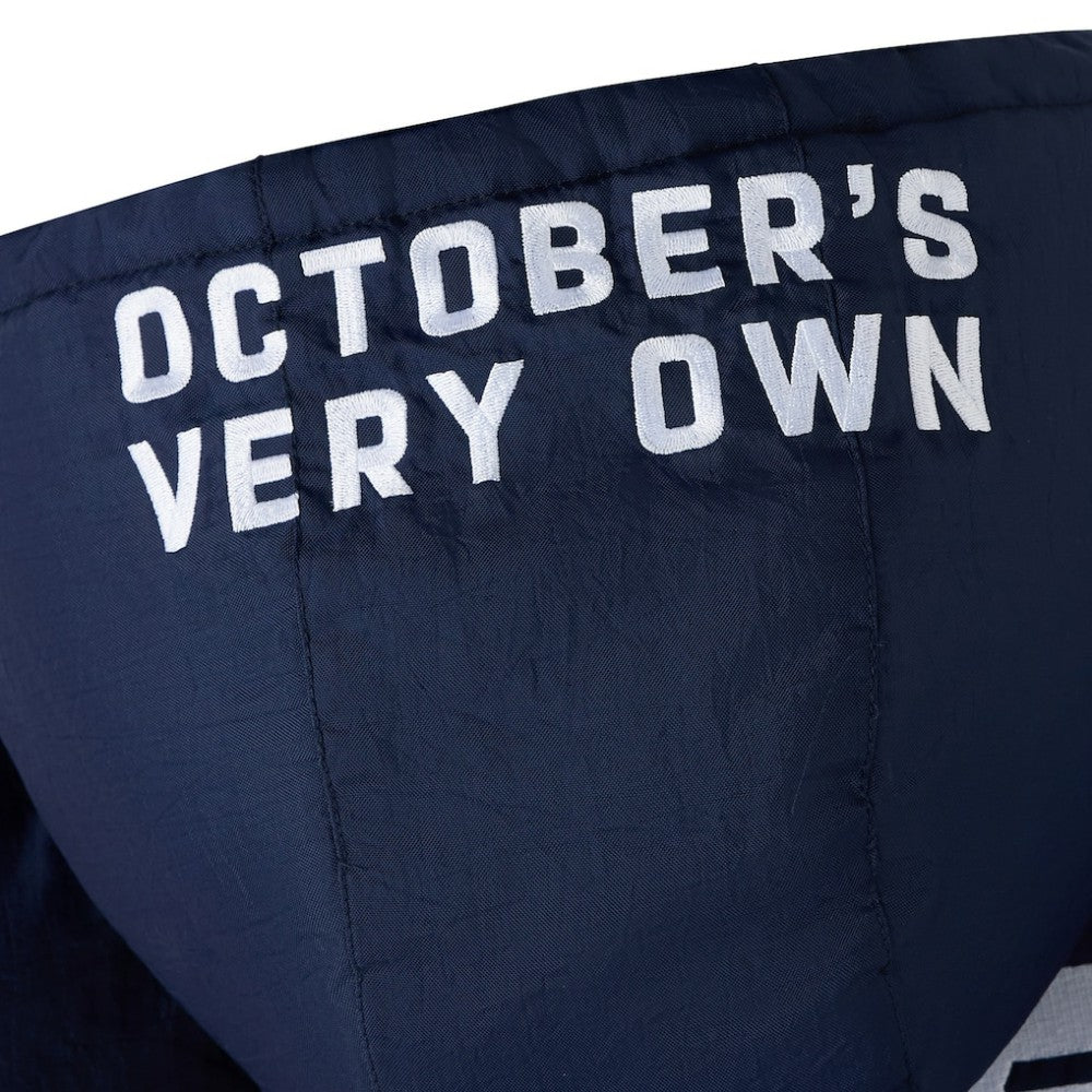 Winnipeg Jets OVO x Starter Half-Zip Hooded Jacket - Navy | US 202034617