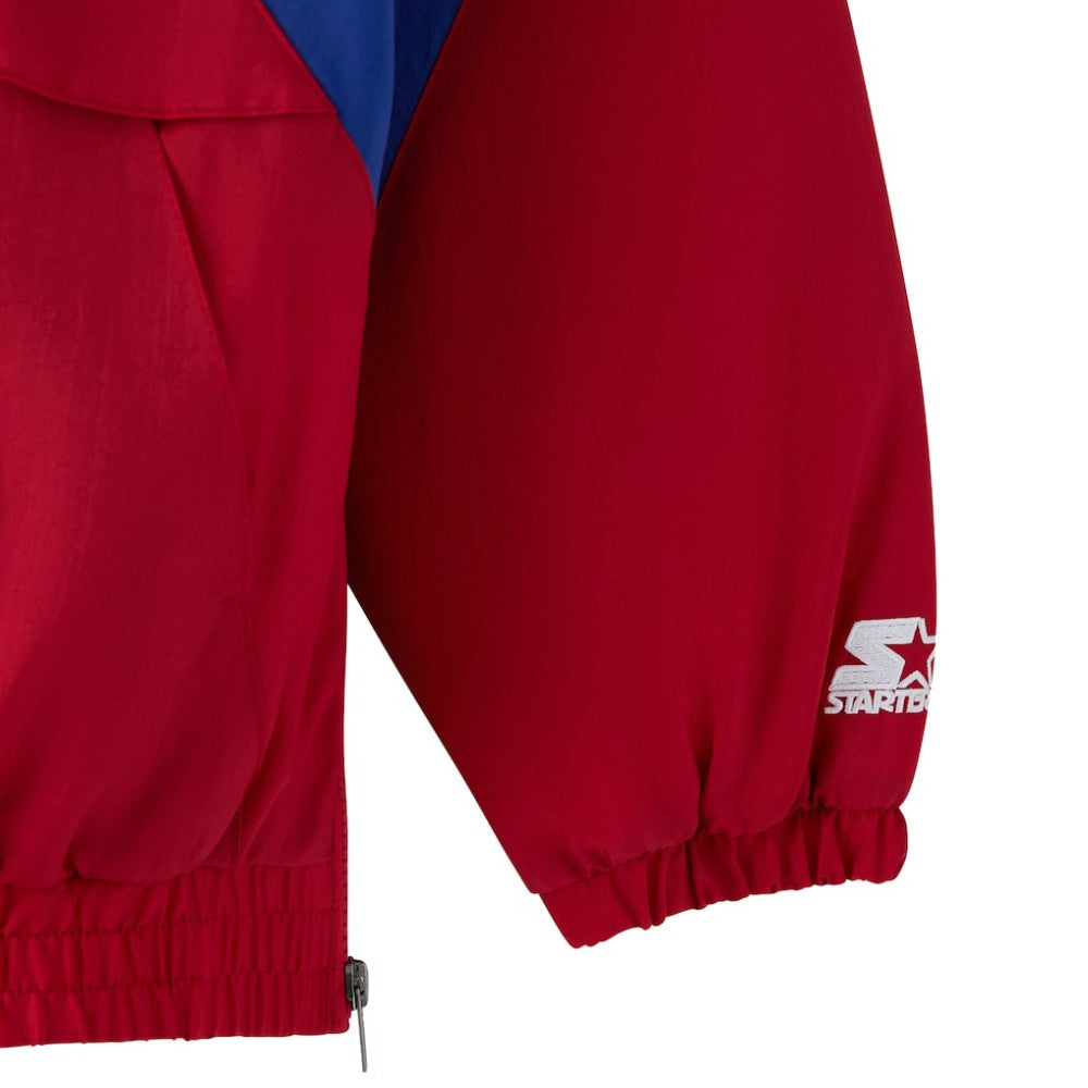 Montreal Canadiens OVO x Starter Half-Zip Hooded Jacket - Red | US 202034618