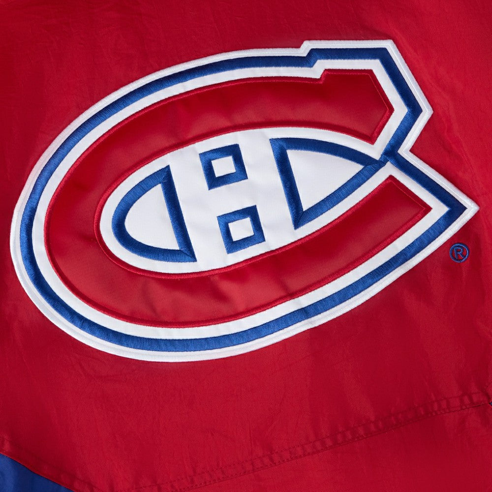 Montreal Canadiens OVO x Starter Half-Zip Hooded Jacket - Red | US 202034618