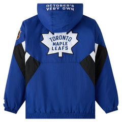 Toronto Maple Leafs OVO x Starter Half-Zip Hooded Jacket - Blue | US 202034620