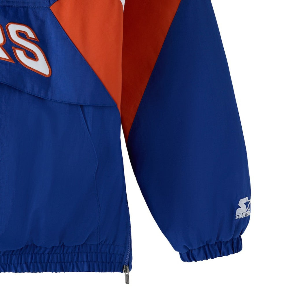 Edmonton Oilers OVO x Starter Half-Zip Hooded Jacket - Royal | US 202034622