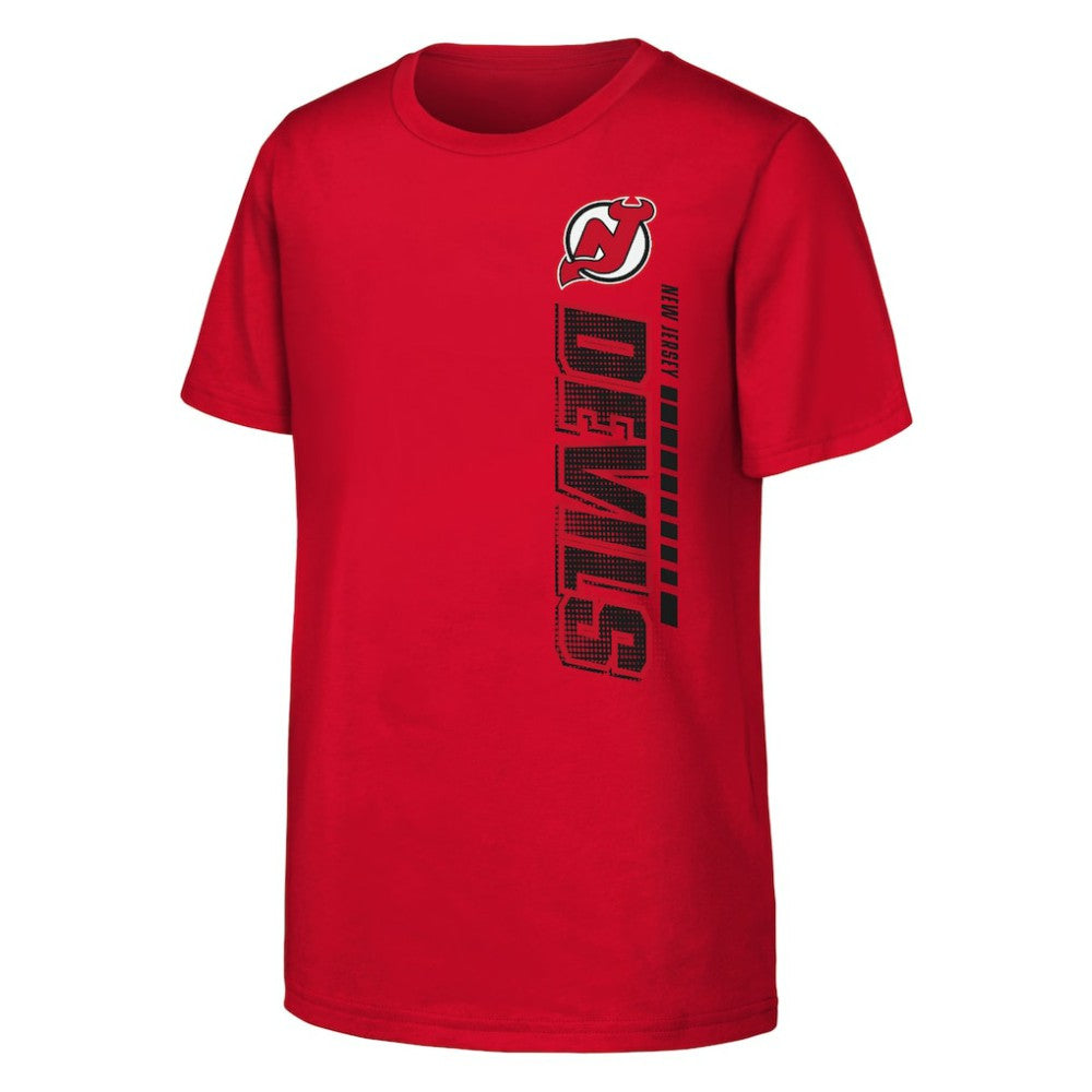 New Jersey Devils Youth Atmosphere T-Shirt - Red | US 202034681