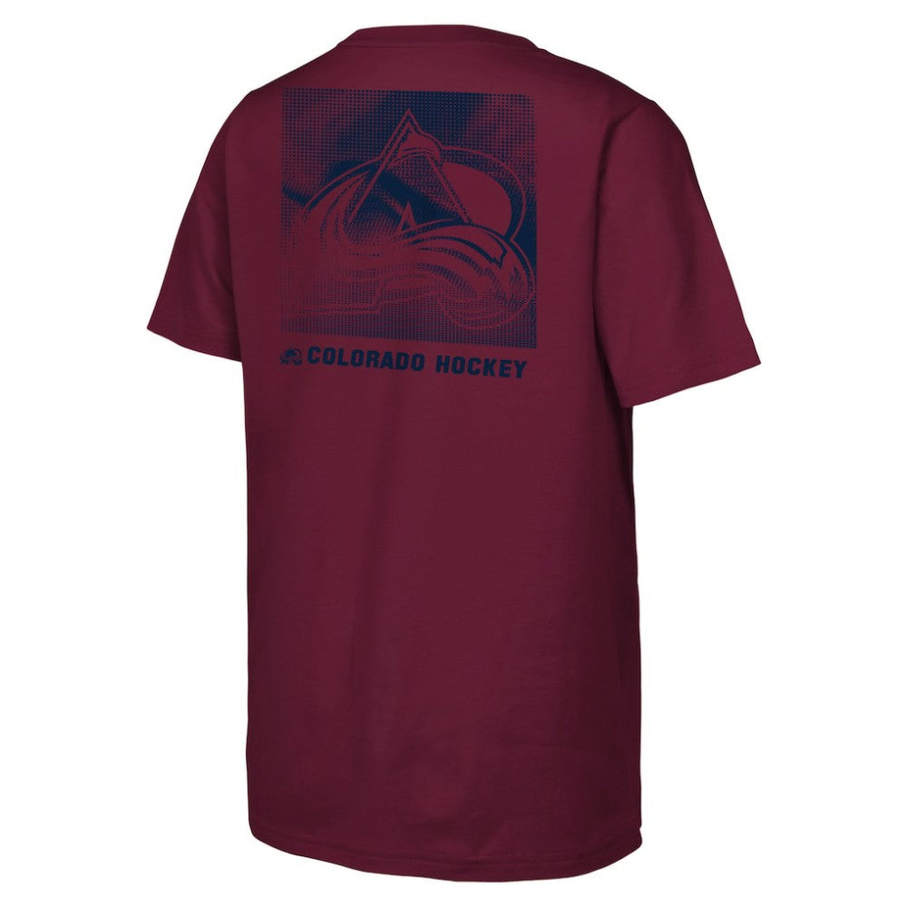 Colorado Avalanche Youth Atmosphere T-Shirt - Burgundy | US 202034685