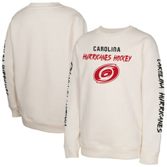 Carolina Hurricanes Youth Star Power Pullover Sweatshirt - Cream | US 202034692
