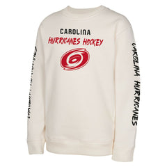 Carolina Hurricanes Youth Star Power Pullover Sweatshirt - Cream | US 202034692