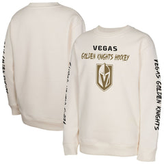 Vegas Golden Knights Youth Star Power Pullover Sweatshirt - Cream | US 202034700