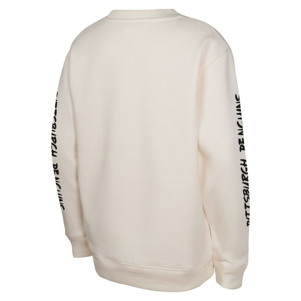 Pittsburgh Penguins Youth Star Power Pullover Sweatshirt - Cream | US 202034704