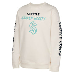 Seattle Kraken Youth Star Power Pullover Sweatshirt - Cream | US 202034707