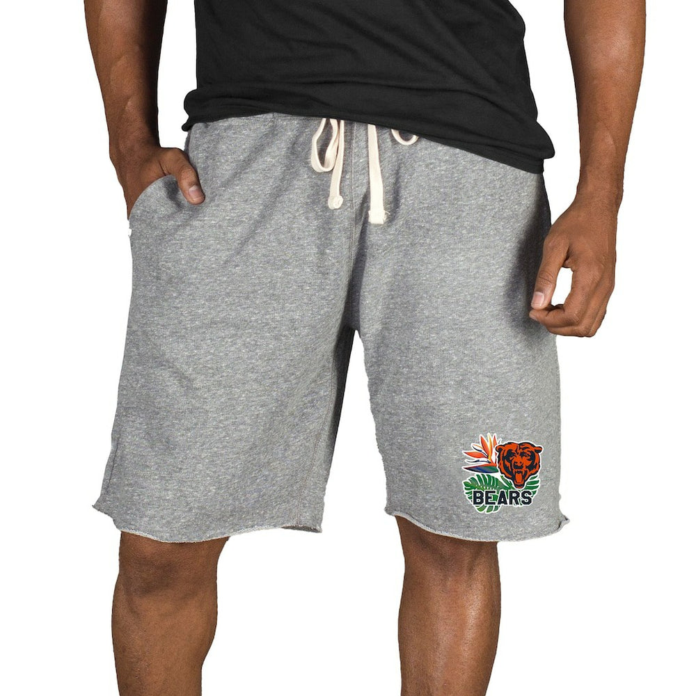 Chicago Bears Concepts Sport Mainstream Tri-Blend Shorts - Gray Shorts