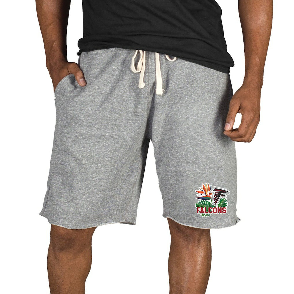 Atlanta Falcons Concepts Sport Mainstream Tri-Blend Shorts - Gray Shorts