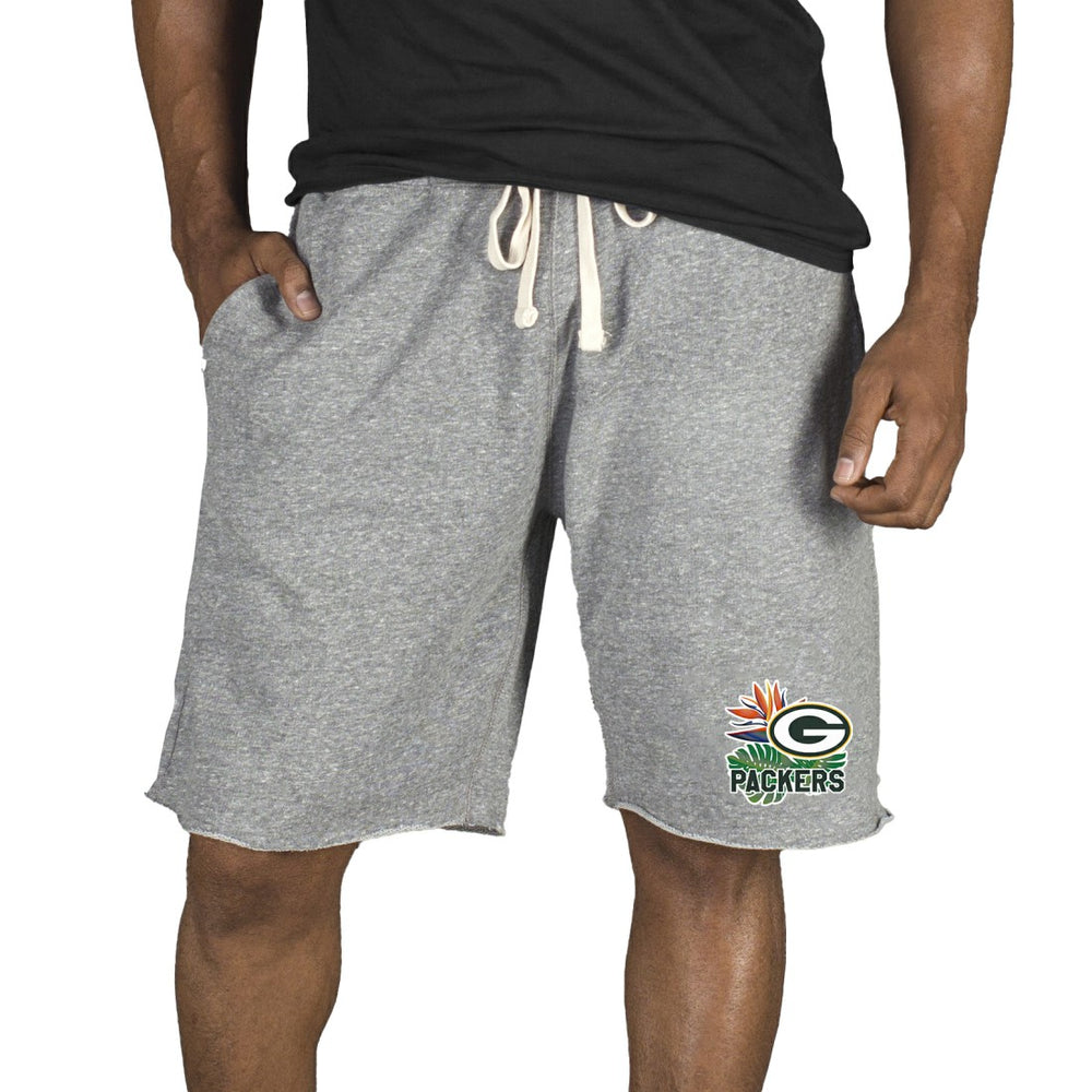 Green Bay Packers Concepts Sport Mainstream Tri-Blend Shorts - Gray Shorts