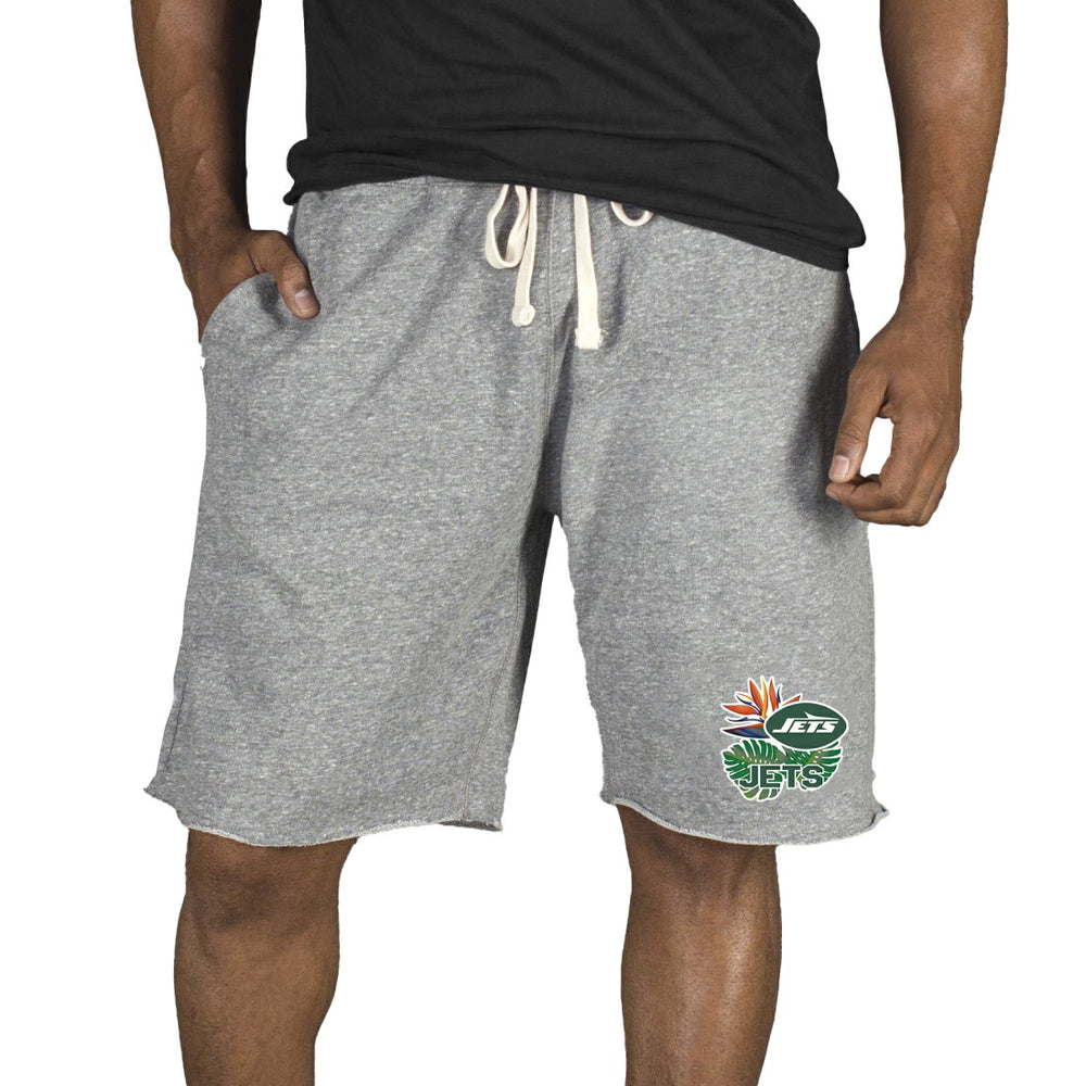 New York Jets Concepts Sport Mainstream Tri-Blend Shorts - Gray Shorts