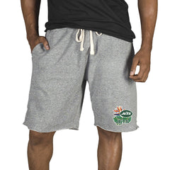 New York Jets Concepts Sport Mainstream Tri-Blend Shorts - Gray Shorts