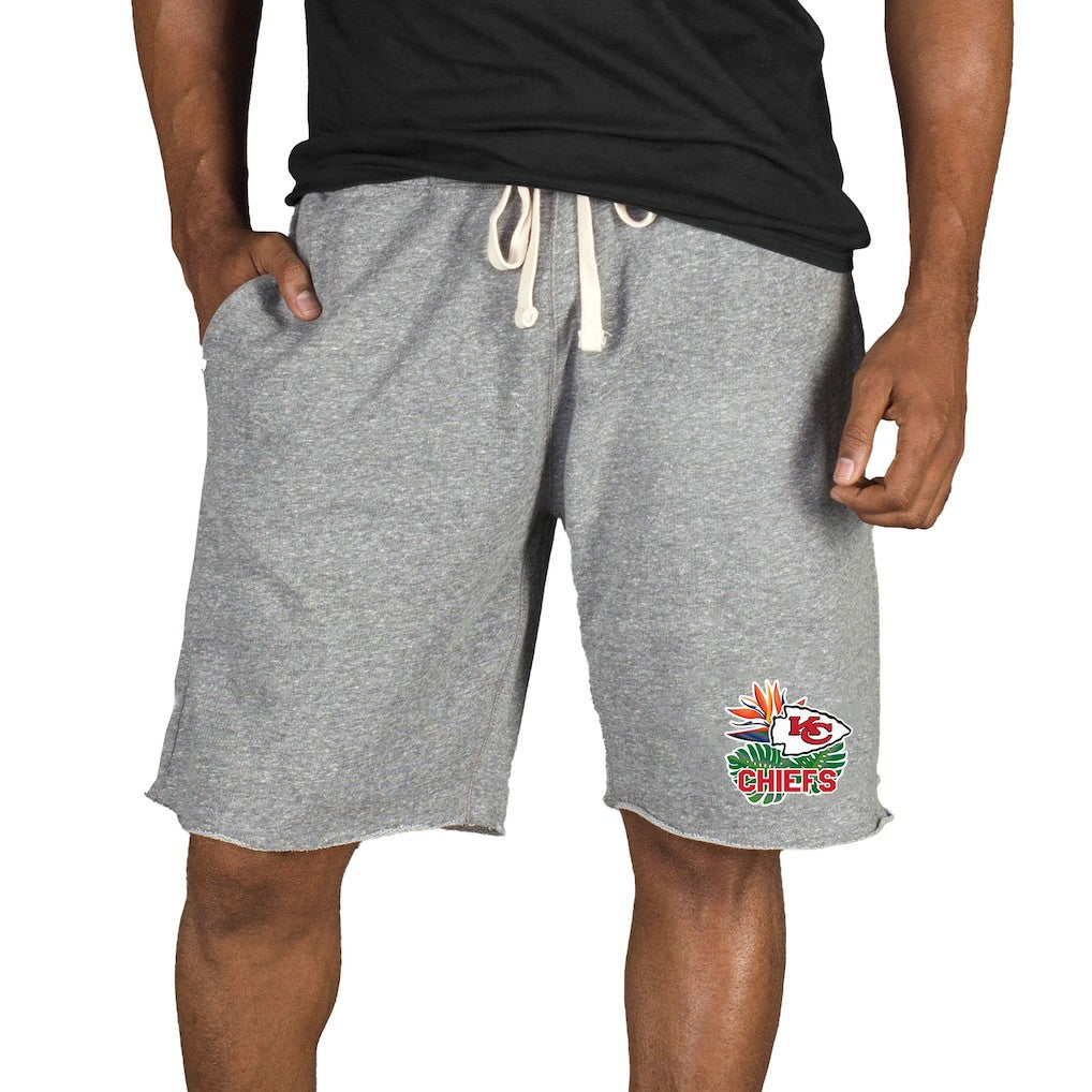 Kansas City Chiefs Concepts Sport Mainstream Tri-Blend Shorts - Gray Shorts