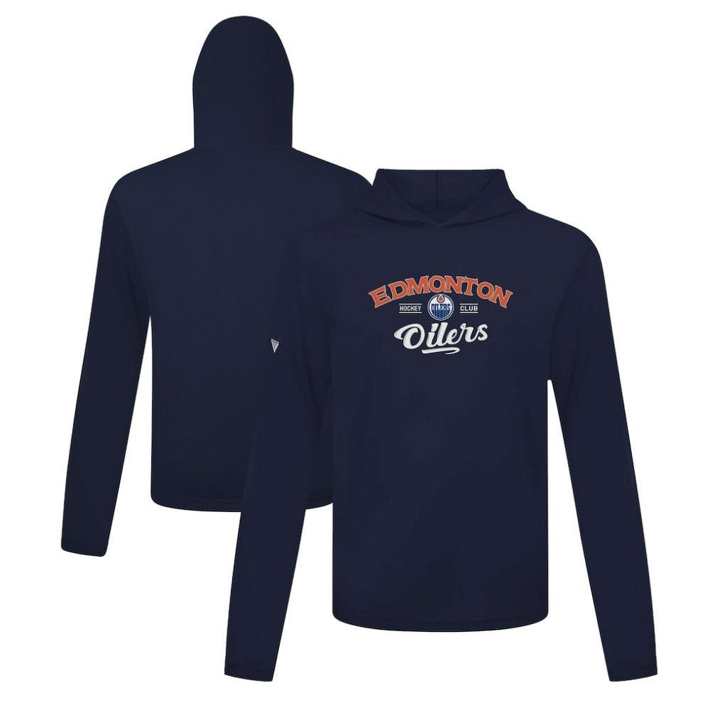 Edmonton Oilers Levelwear Anthem Ice Wall Pullover Hoodie - Navy | US 202038665