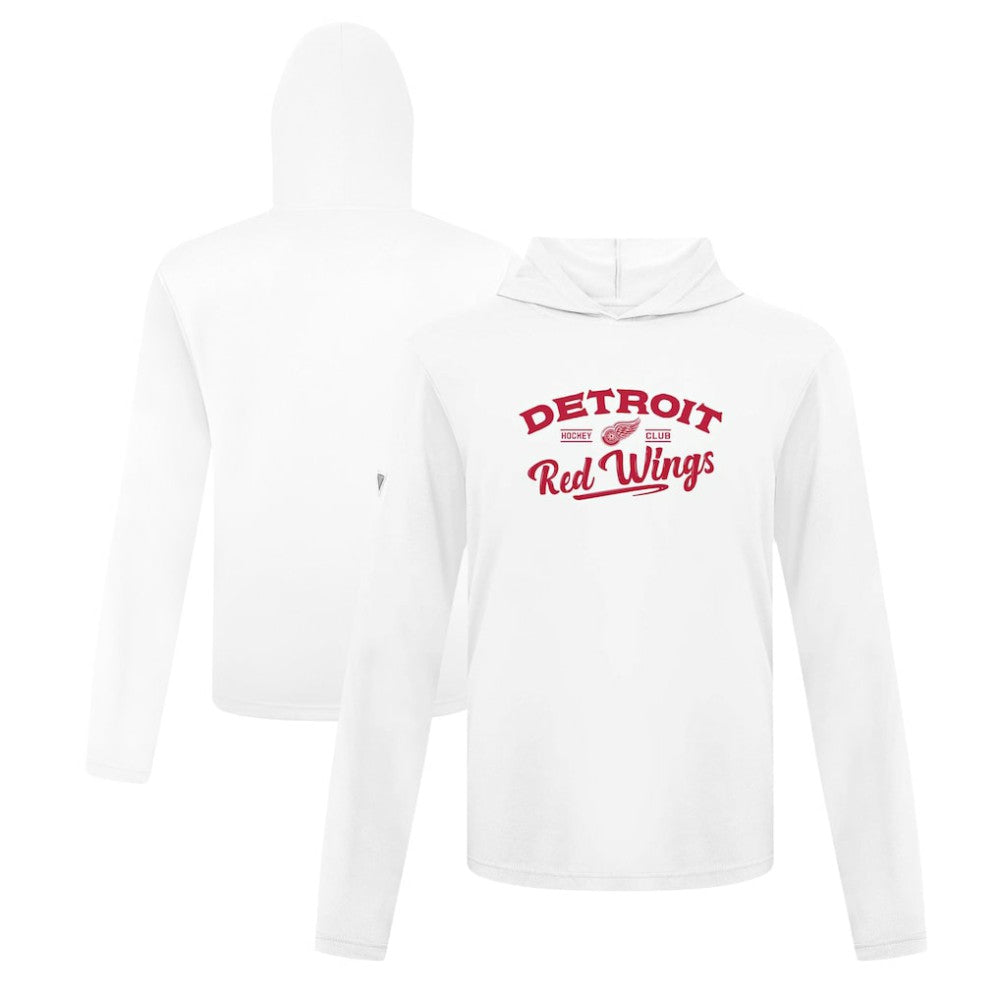 Detroit Red Wings Levelwear Anthem Ice Wall Pullover Hoodie - White | US 202038666