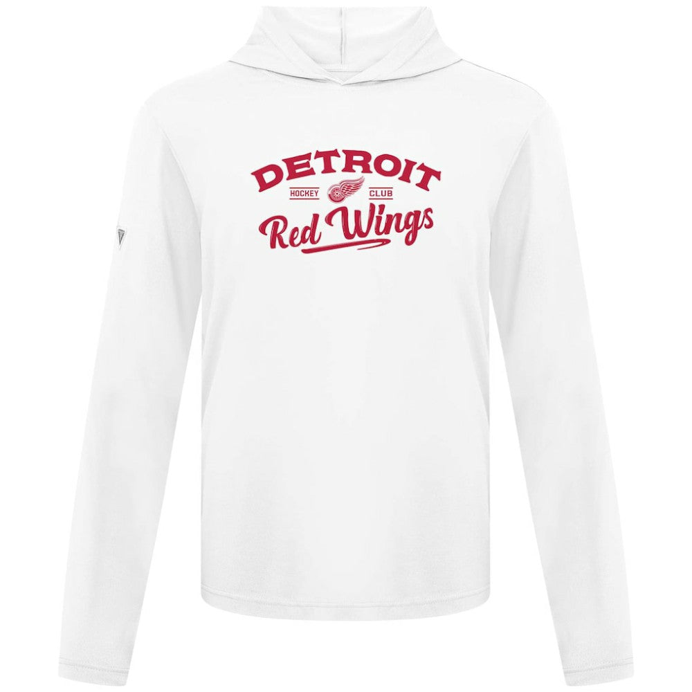 Detroit Red Wings Levelwear Anthem Ice Wall Pullover Hoodie - White | US 202038666