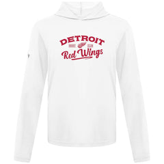 Detroit Red Wings Levelwear Anthem Ice Wall Pullover Hoodie - White | US 202038666