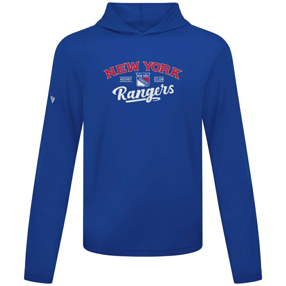 New York Rangers Levelwear Anthem Ice Wall Pullover Hoodie - Blue | US 202038667